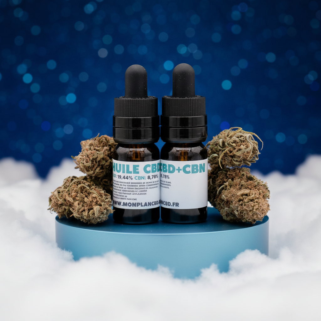 HUILE MASSAGE BROAD SPECTRUM | 10% CBD - 10% CBN - 10% CBG | CONFORT & SOMMEIL – Image 5