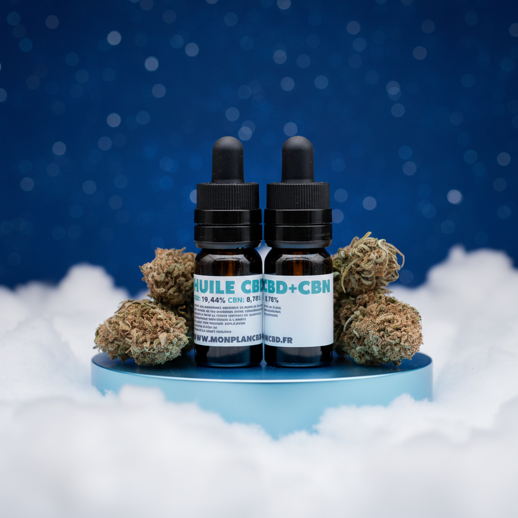HUILE MASSAGE BROAD SPECTRUM | 10% CBD - 10% CBN - 10% CBG | CONFORT & SOMMEIL – Image 3