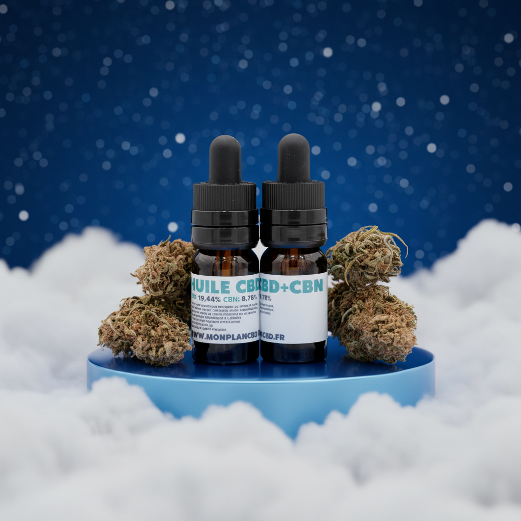 HUILE MASSAGE BROAD SPECTRUM | 10% CBD - 10% CBN - 10% CBG | CONFORT & SOMMEIL – Image 2